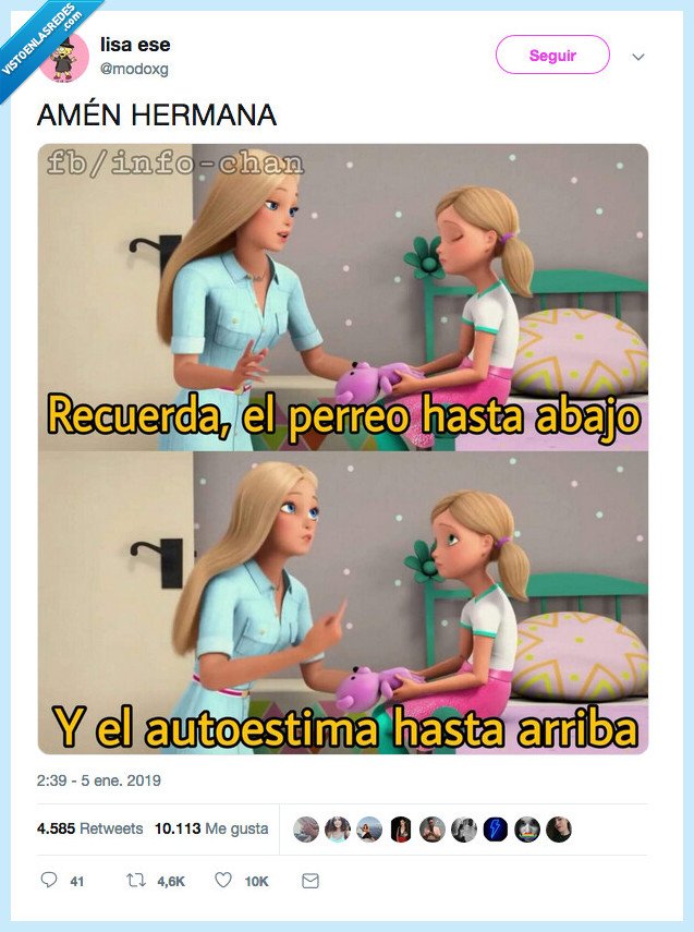 amen,perreo,barbie ense&ntilde;a