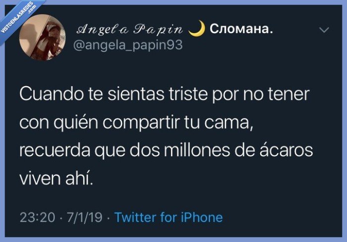 Acaros,mas solo que la una,amor incondicional