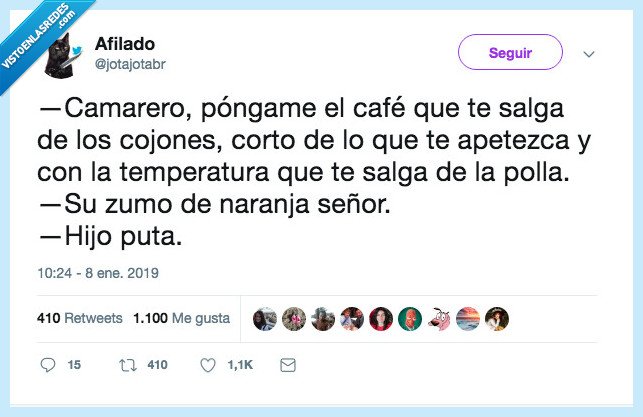 ni caso,hacer,camarero,café