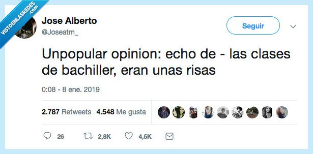 unpopular,opinion,no lo es,bachiller