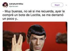 Enlace a No le gusta STAR pegao...Perdón, spocko probable que te haya gustado el chiste, por @jamarutem