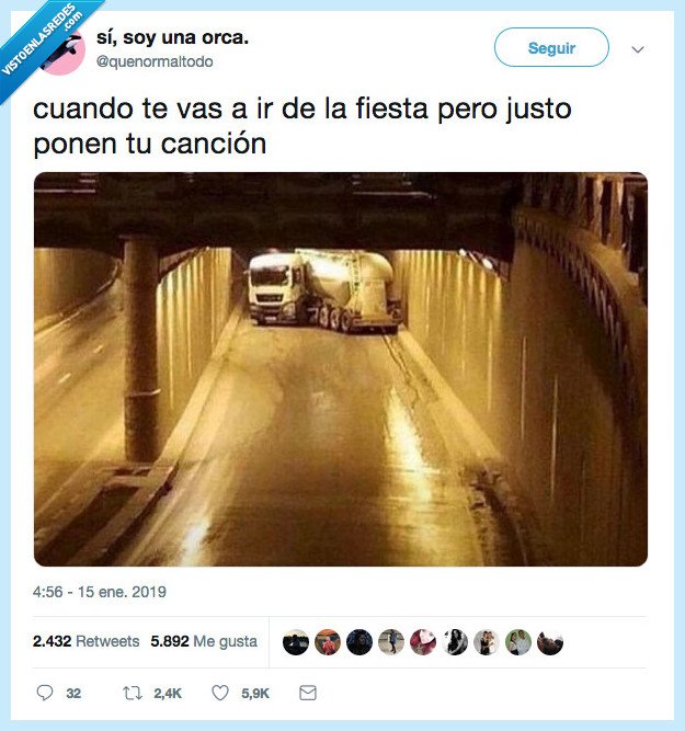 camion,media vuelta,bailar