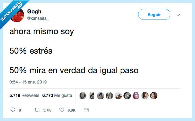 mood actual,50%estres,ay dios