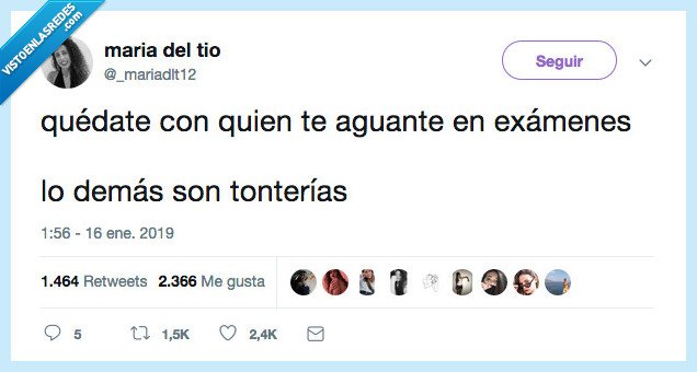 aguantar,exámenes,quedar