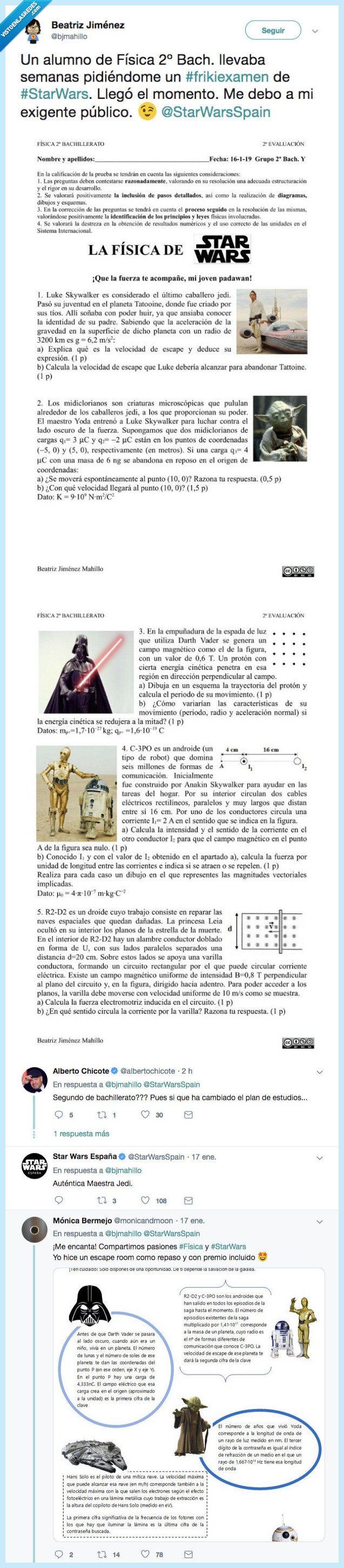 física,star wars,examen