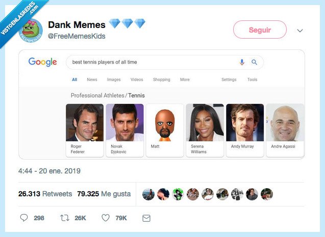 507824 - El Ranking de la ATP, por @FreeMemesKids