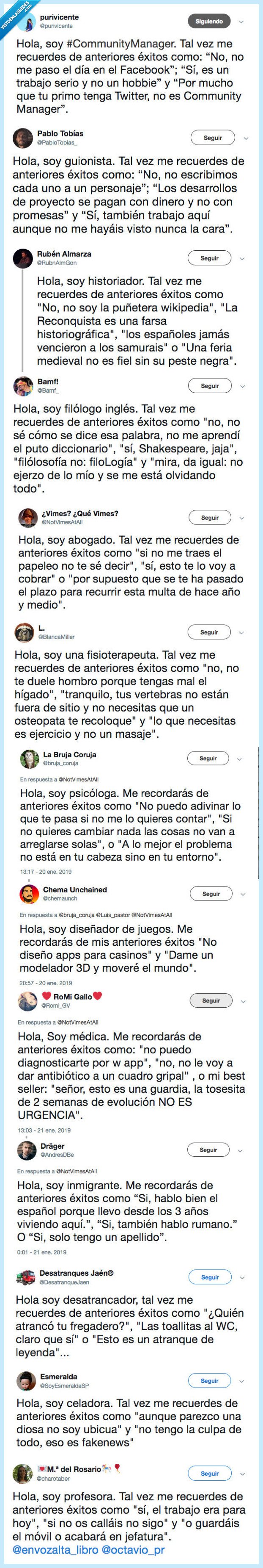 profesiones,encontrar,día,problema,la gente sucks