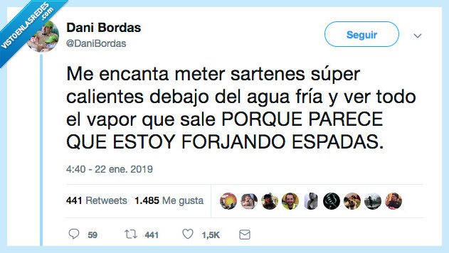 pienso,forjado a fuego,hago espadas