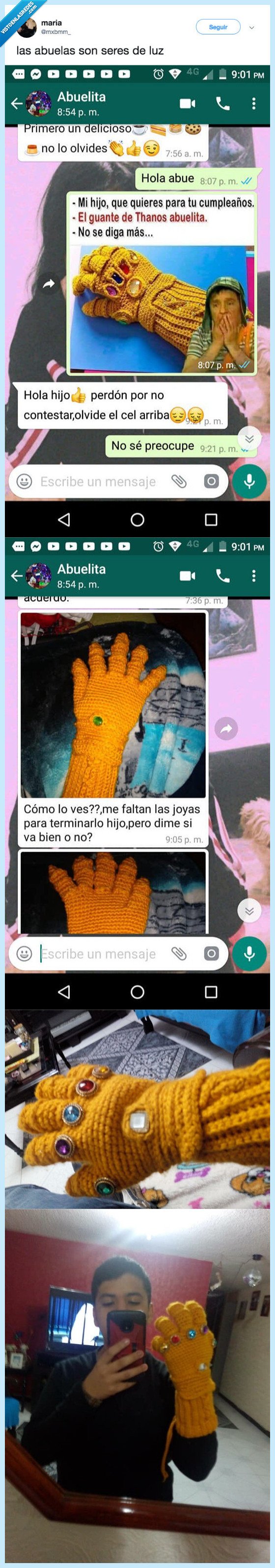 confirmar,thanos,guante