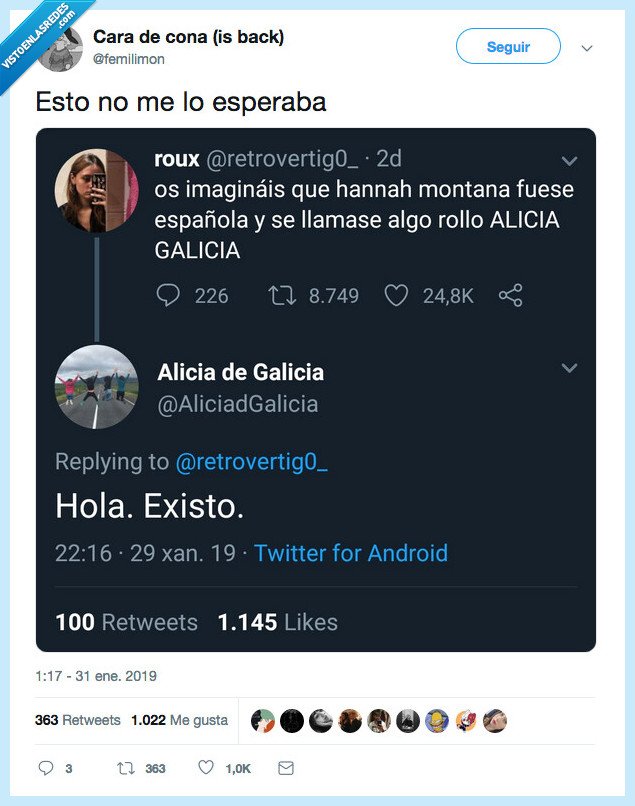 unexpected,imaginar,hannah montana