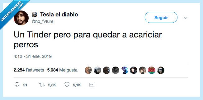 lo veo claro,tinder,perros