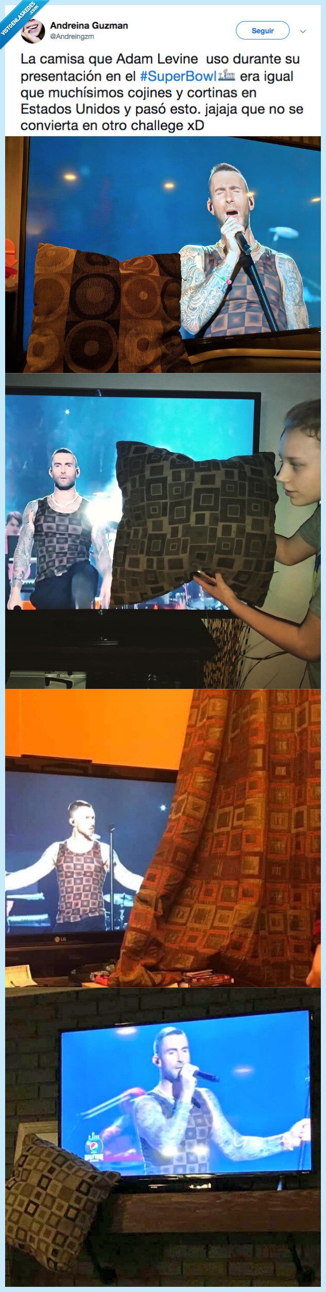 funda cojín,actuación,superbowl