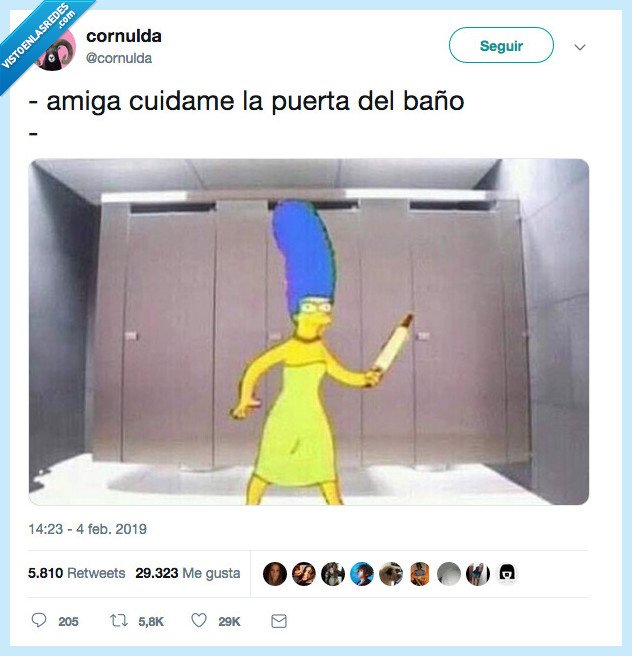 guardia,baño,marge