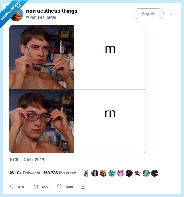 delgada línea,separa,m,rm