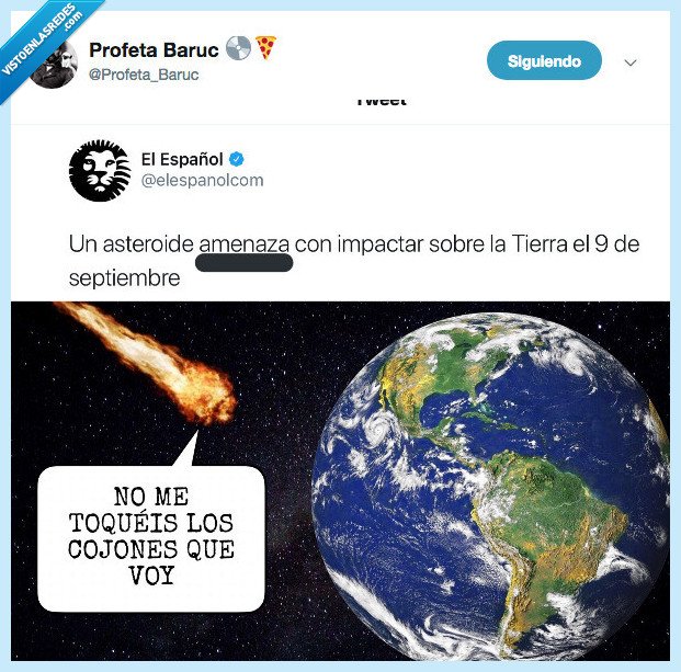 avisado,tiempo,asteroide