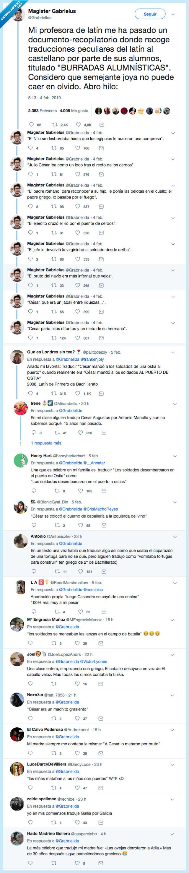 clases,latin,burradas,traducción,texto,griego,cesar