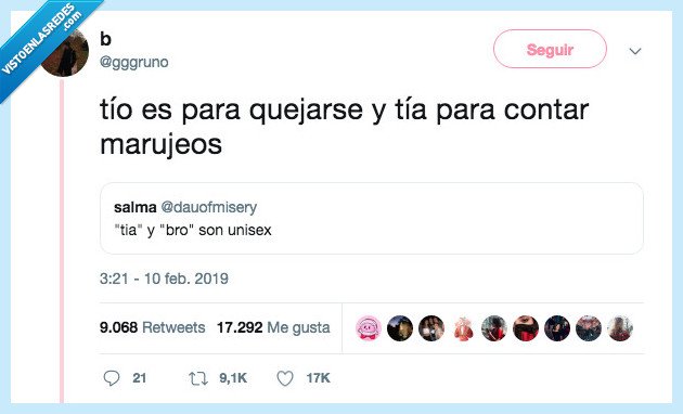 tío,tía,quejarse,contar,marujeos