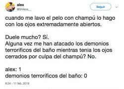 Enlace a La técnica definitiva para que no te ataquen mientras te duchas, por @SrVaca__