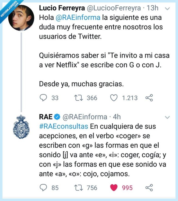 RAE,twitter,Netflix,ortografía
