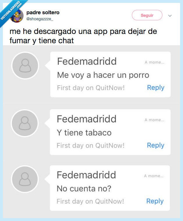 cuenta,no cuenta,appa,fumar,chat