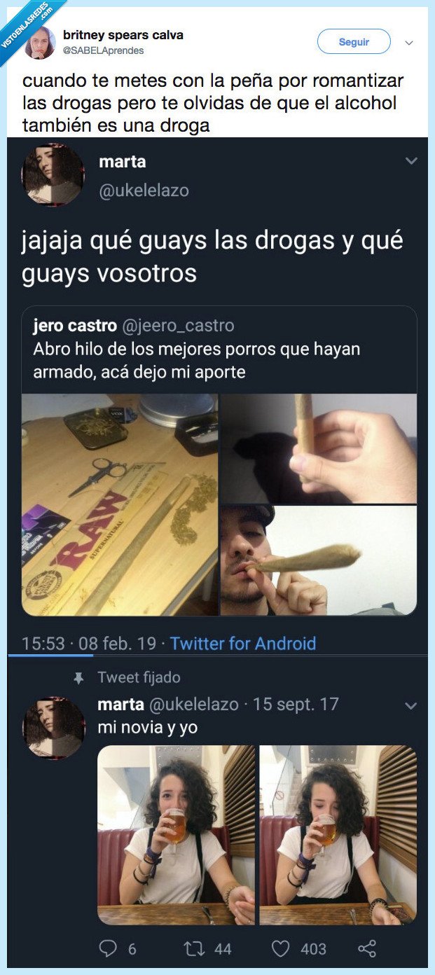 critica,peña,romantizar,drogas