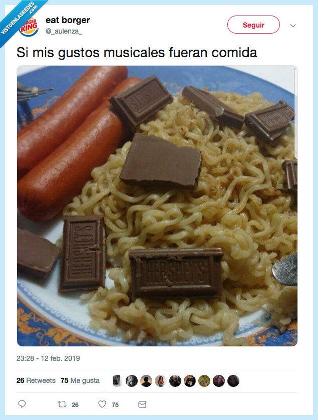 identificada,musicales,gustos,comidas