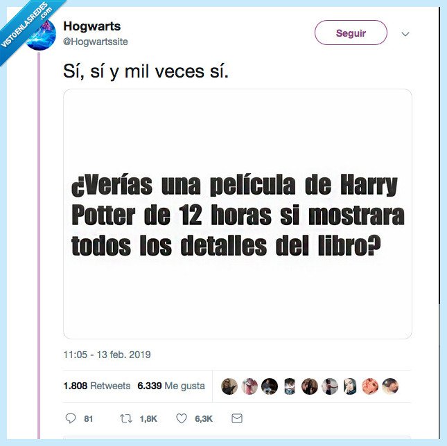 cansar,nunca,ver harry potter