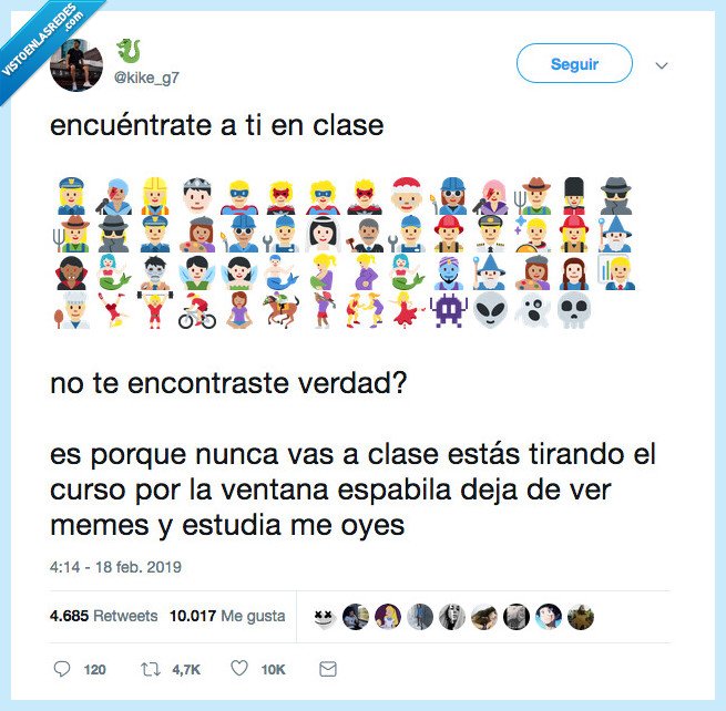 tuit,hacer,ponerse a estudiar