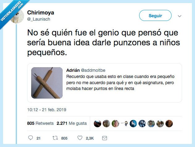 ojos fuera,punzon,para que profes?? PARA QUE