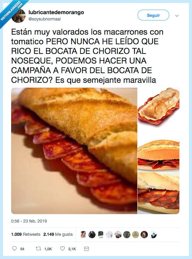 bocata,chorizo,campaña