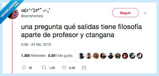 eso es,filosofía,salidas