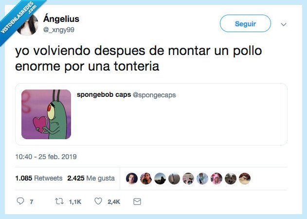 enfadar,tontería,volver