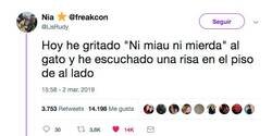 Enlace a También se ha escuchado una risa donde estoy yo, por @LisRudy