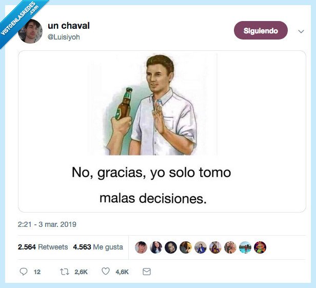 malas decisiones,tomar,yo,zero