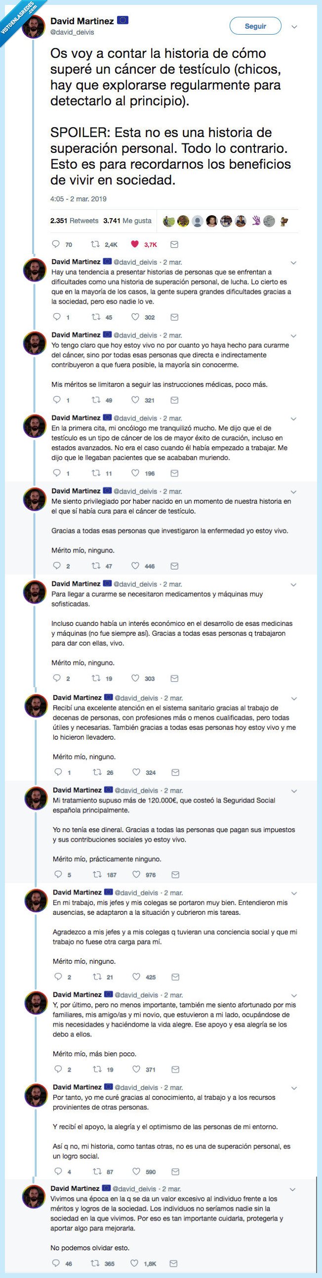 reflexionar,cáncer,spoiler