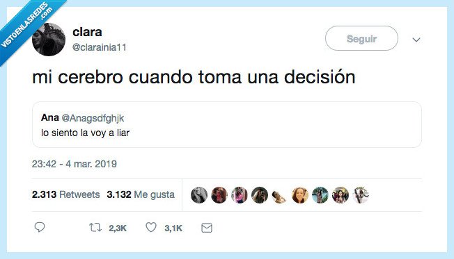 avisar,cerebro,decision