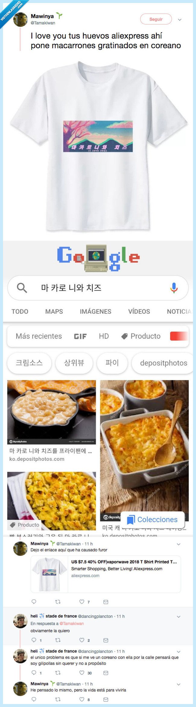 macarrones,gratinados,coreano