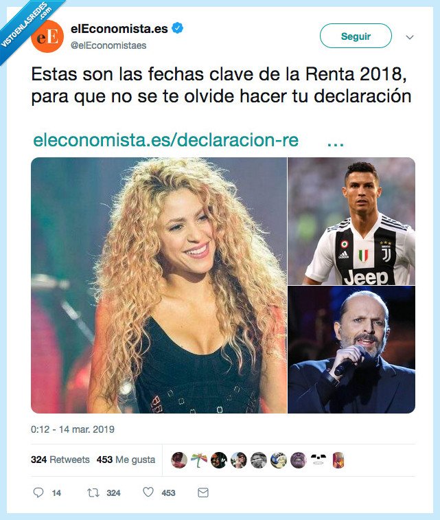 economista,shakira,pagar impuestos,cristiano