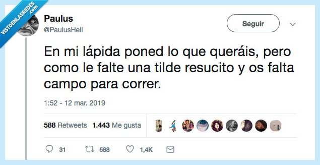 lápida,ortografía,láida,resucitar