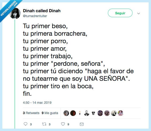 ciclo de la vida,primera vez