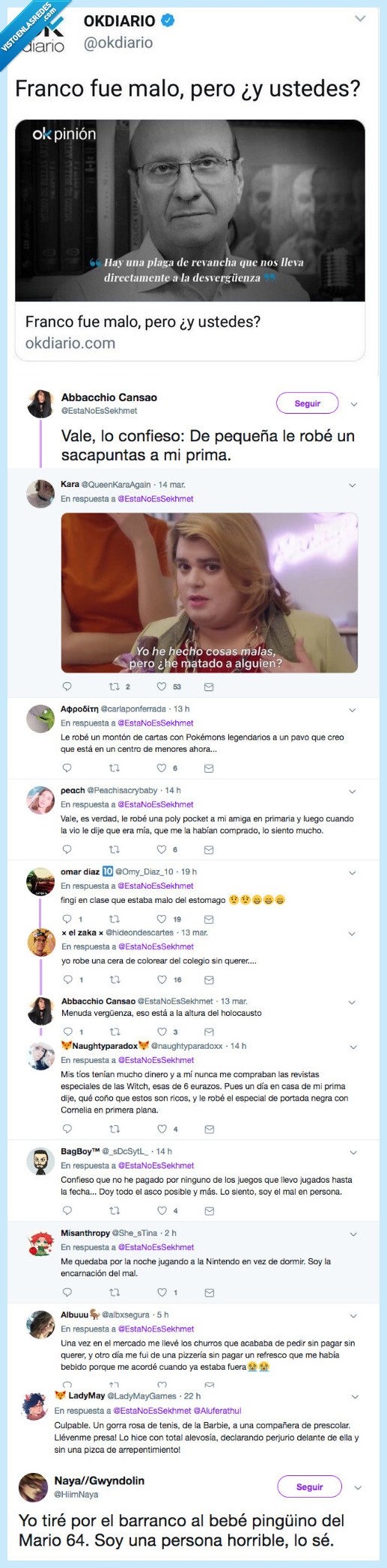 peña,confesar,fechorías