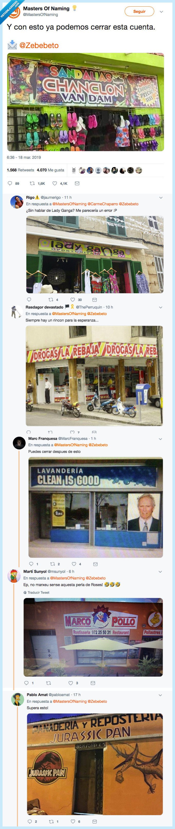 master of naming,tienda,chanclot