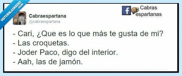 Croqueta,tuit,chiste