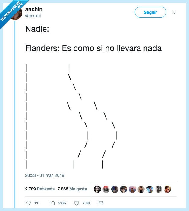 no llevara nada,flanders,nadie