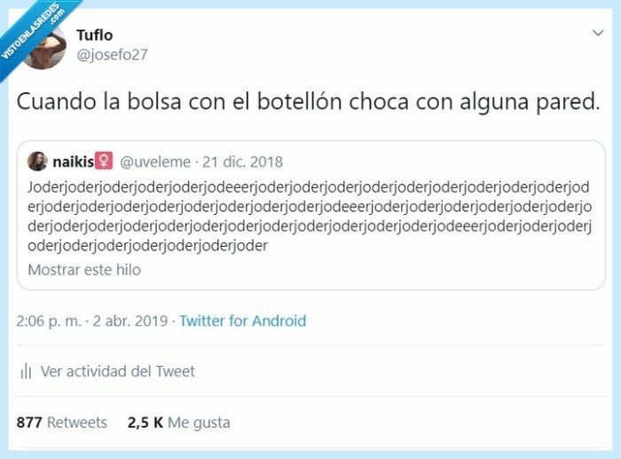 twitter,botell&oacute;n