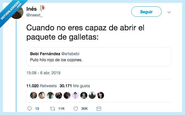 hilo,rojo,rabia,capaz,galletas