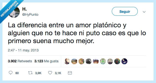 diferencia,notable,amor platónico