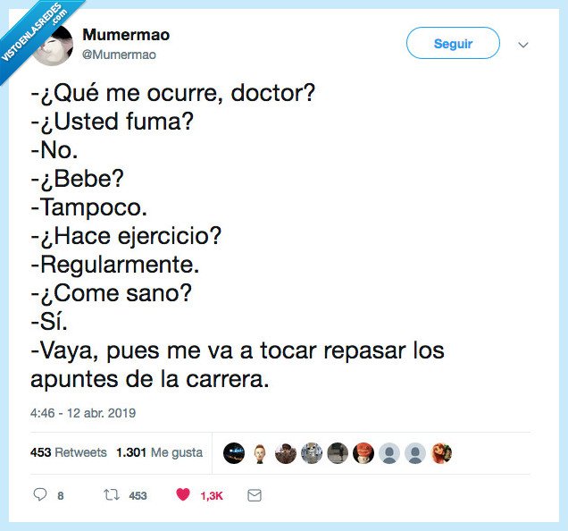 carrera,fumar,no,beber