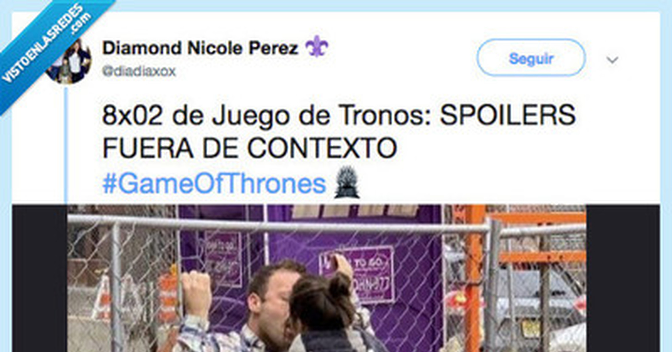 VEF > Visto en las Redes > Spoilers fuera de contexto del 8X02 No te