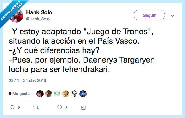 juego,dracarys,lehendrakari